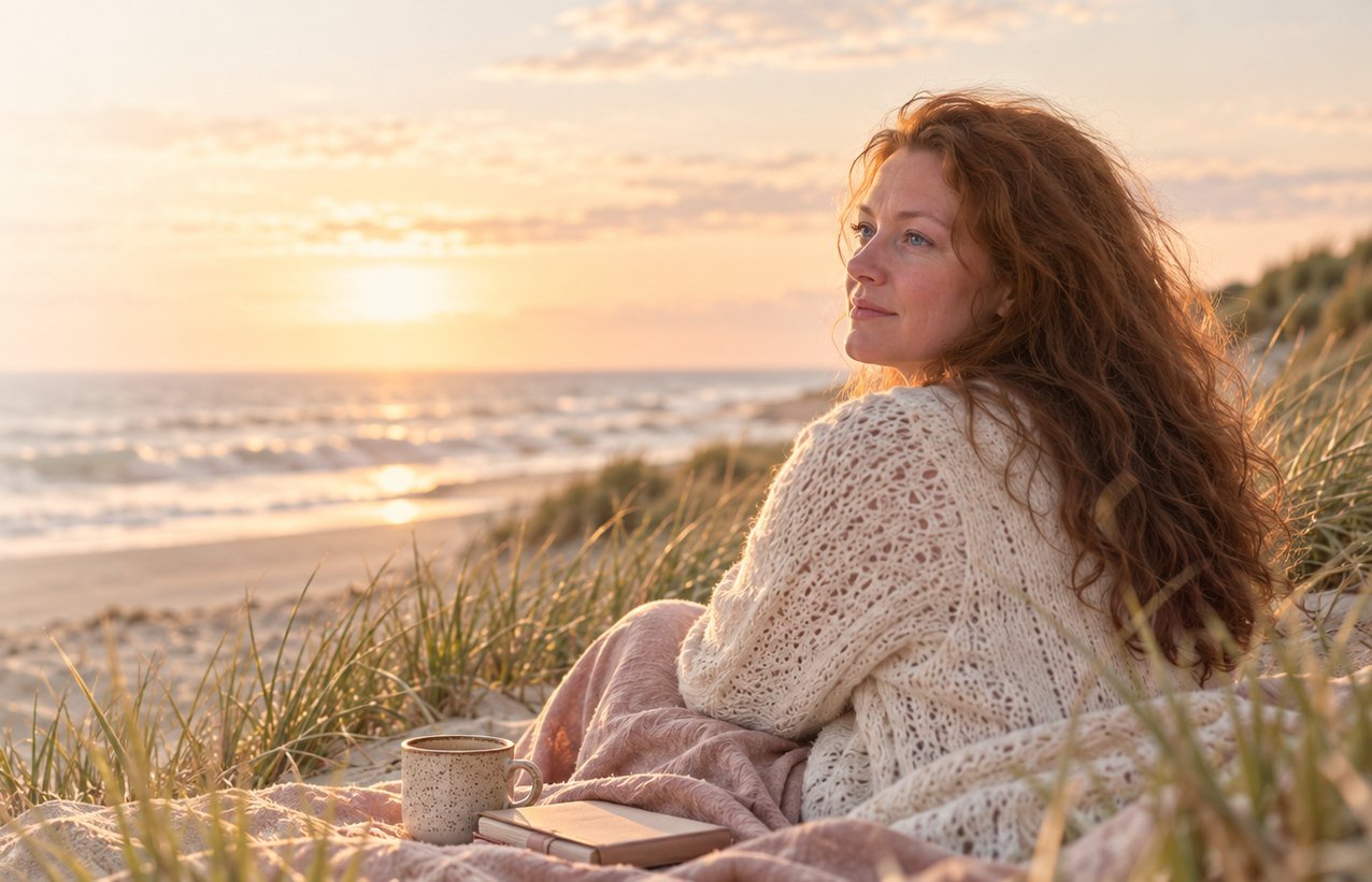 Mia on a Danish beach